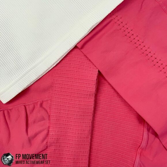 FP MOVEMENT ACTIVEWEAR SET: GOOD KARMA SQUARE NECK BRA + LEGGINGS + HR CROP TANK - Picture 12 of 16